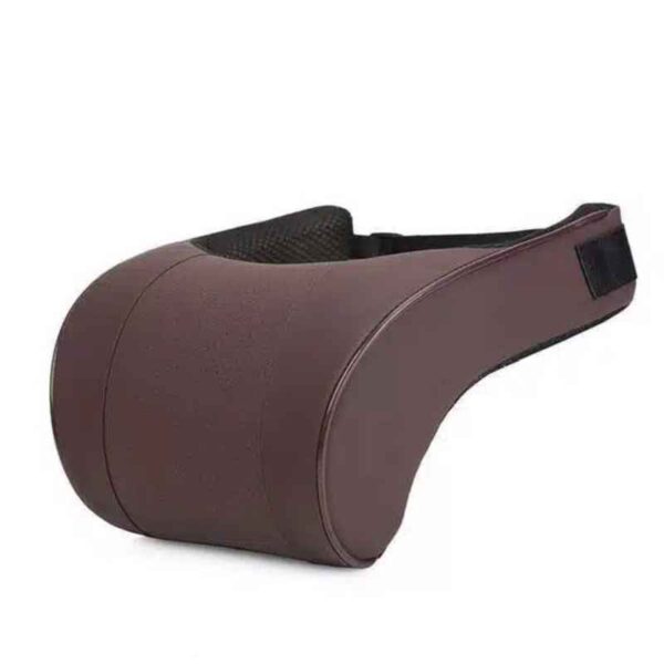 Memory Foam Headrest car Pillow Brown wellness