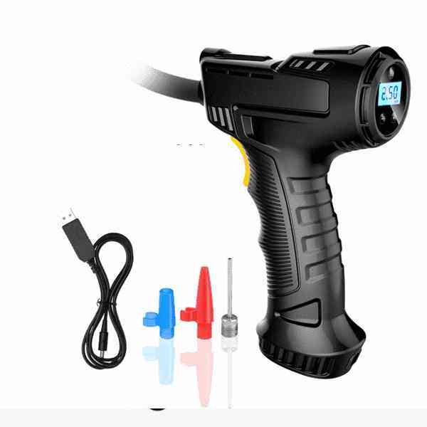 Wireless Portable Tire Inflator With LCD Screen Cover page cordless air compressor tyre inflator
