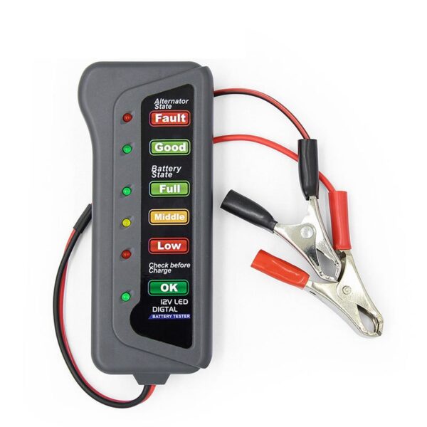 12-volt battery alternator tester: A diagnostic tool for checking battery and alternator health