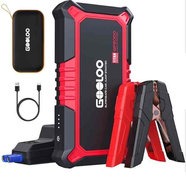 GOOLOO GT4000S Jump Starter 100W Two-Way Fast-Charging Portable Car Jump  Starter EVA Storage Case