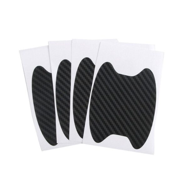 Black car door handle film protector for added style and protection.