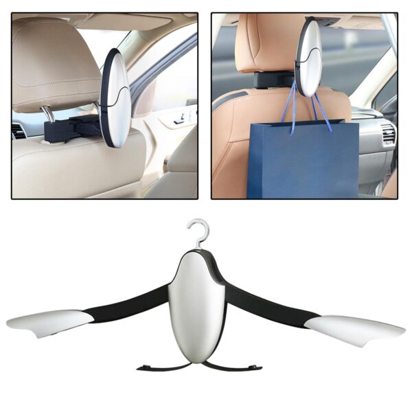 Car Seat Back Hanger Coat Foldable Rack demonstration