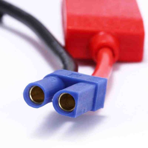 Portable Jumper Cables for Car Alligator Clip EC5 Plug demo 1