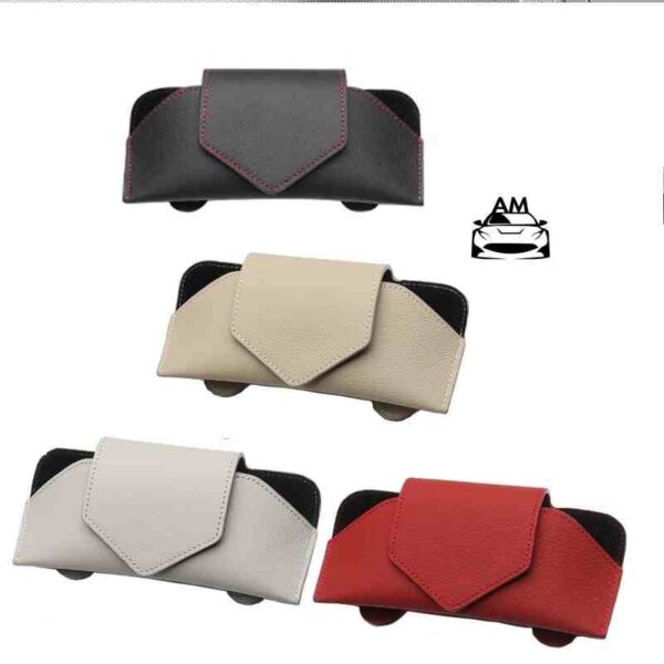 Sunglass Case Holder For Car Eyeglass Foldable Sunglass Holder front page