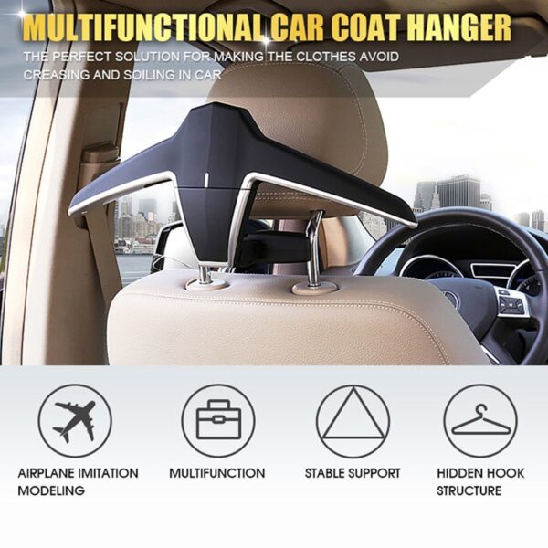 Multifunctional Jacket Car Hanger - Versatile hanger for jackets and more in your car.