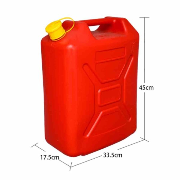 20L dimension 20 litre plastic fuel containers