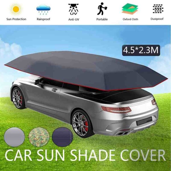 Auto Sun Shade Umbrella Outdoor Car Tent Umbrella Oxford Cloth demo 2