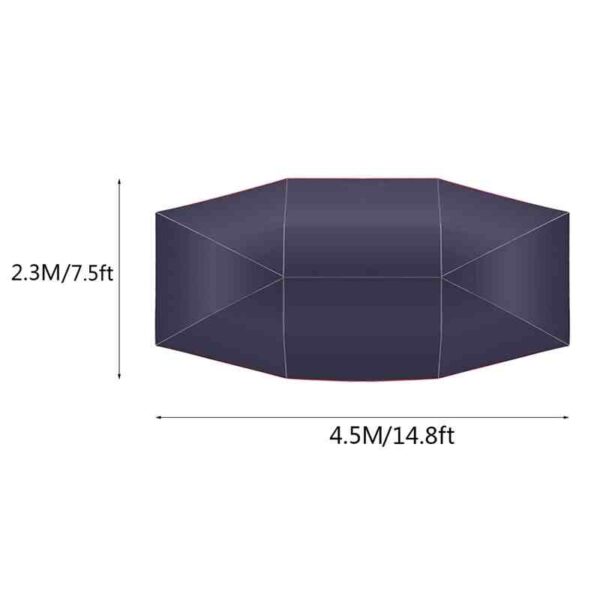 Auto Sun Shade Umbrella Outdoor Car Tent Umbrella Oxford Cloth dimension