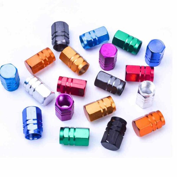 Car Tire Valve Stem Caps Aluminum Alloy Tyre Valve Caps front cover