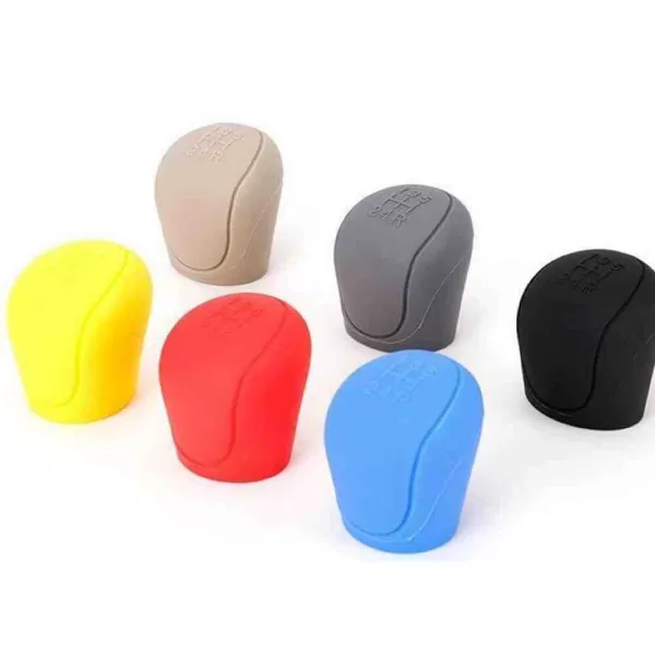 Shift Gear Knob Cover Silicone Gear Handle Cover Protection - AutoMods