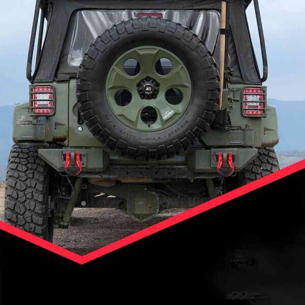 Off Road D Ring Shackles 1 Pcs Trailer Hitch U-hook Front - Rear on suv demo