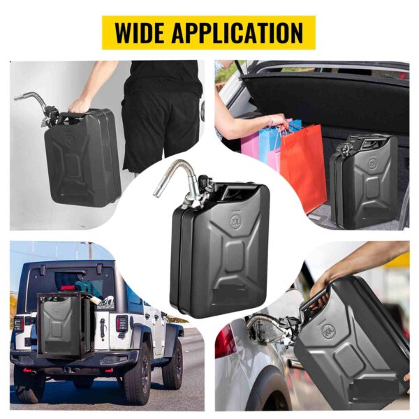 Portable Gasoline Container Rust Proof 20 L Jerry Fuel Can wide application 20 litre fuel container