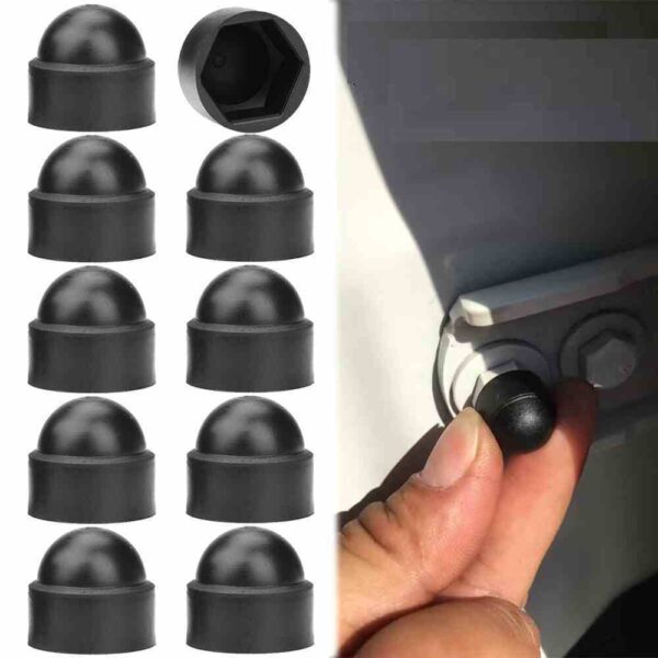 Rubber Caps For Nuts And Bolts Car Protection M6 M8 M10 12Pcs demo