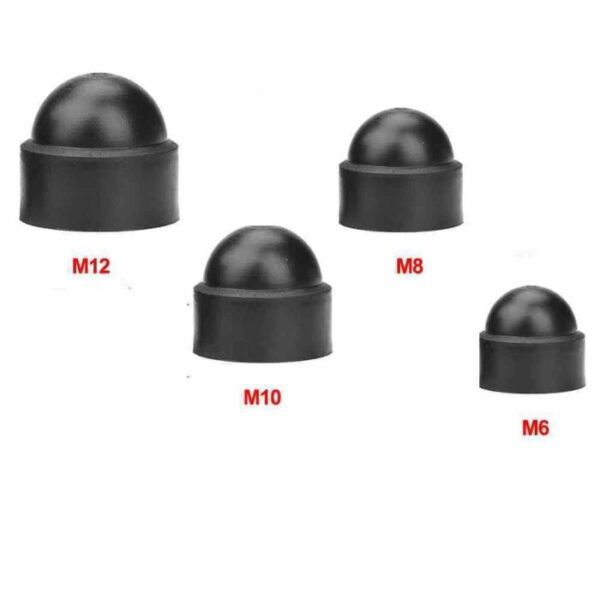Rubber Caps For Nuts And Bolts Car Protection M6 M8 M10 12Pcs sizes front