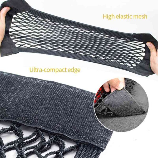 elstic and sticky Car Trunk Cargo Nets Back Mesh Elastic Magic Sticker Universal