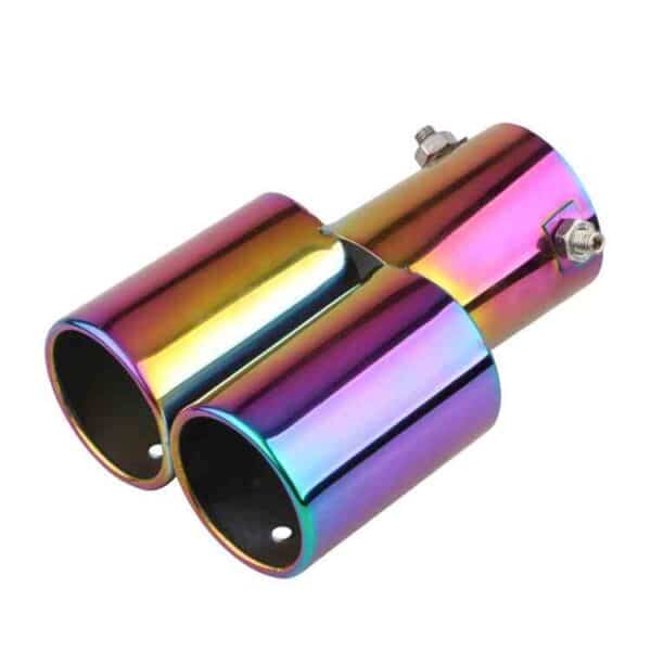 straight colour flat 4 to 6 inch exhaust tip car exhaust muffler tip