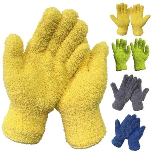 Auto Detailing Gloves Microfiber Cleaning Car Care Reusable cover page proper