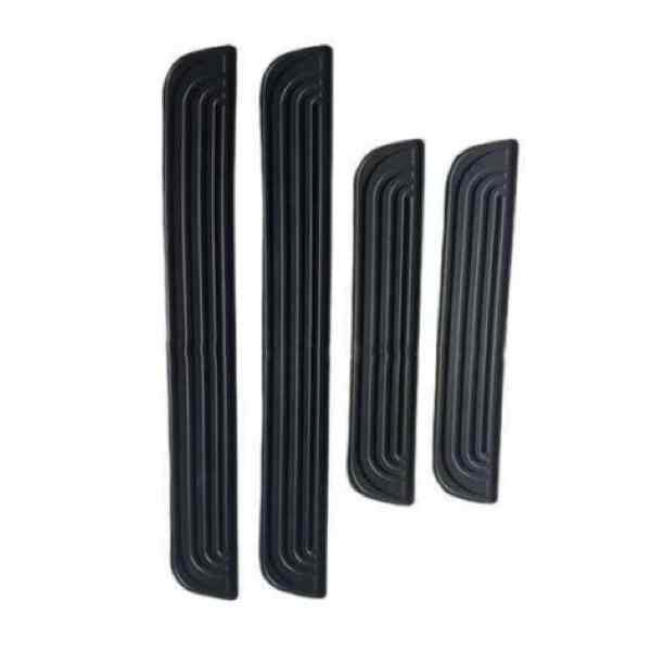 4Pcs/set Black Car Door Scuff Plate Step Protector Sill Cover