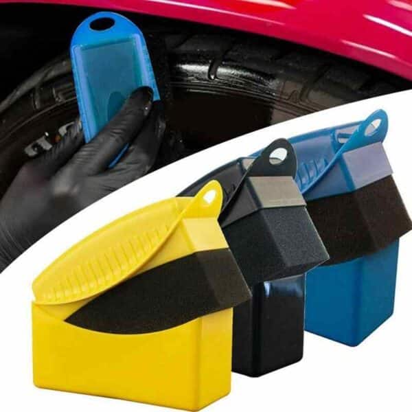 Car Alloy Wheel Polish Sponge Car Tires Waxing Cleaning Pads front page