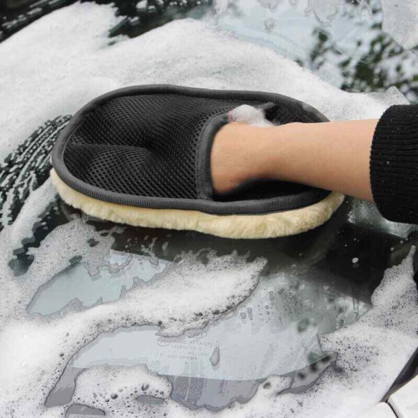 Car Cleaning Hand Mitt Car Styling Wool Gloves Cleaning Brush cover page
