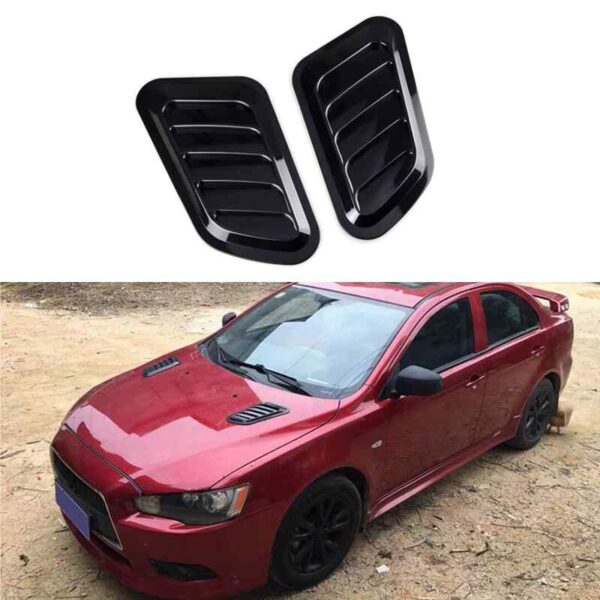 Car Front Bonnet Stickers Universal Decorative Cell Air Flow Intake on car