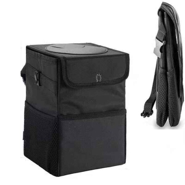 Hanging Trash Bag For Car Foldable Organizer Rear Seat Bag cover pagejpeg