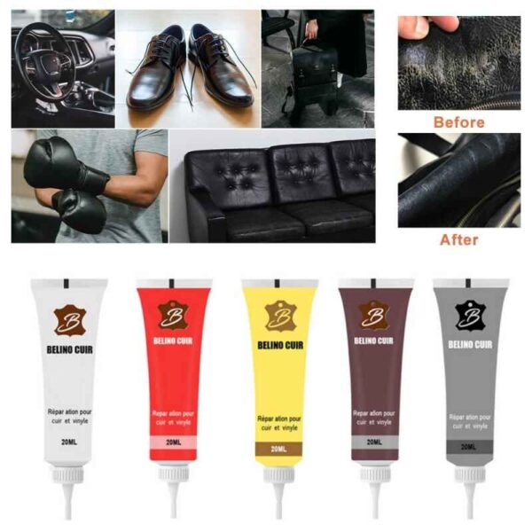 Leather Fix Repair Gel Car Leather Scratches Crack Repair Gel front demo page