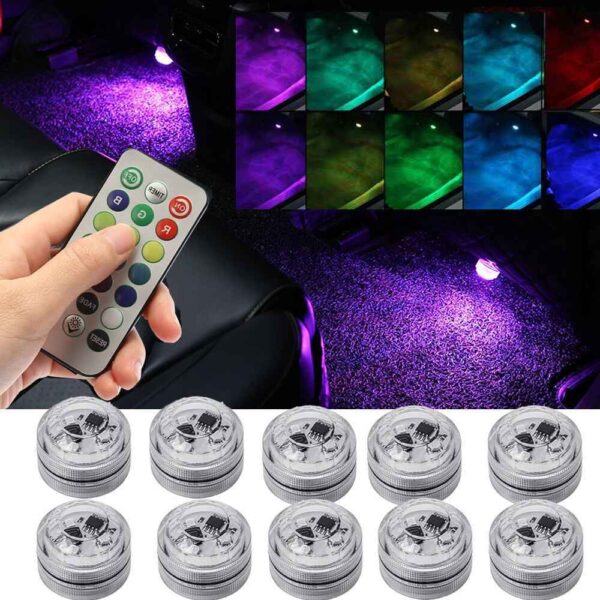Led Ambient Lighting Car Kit RGB LED Car Interior Remote Light cover page
