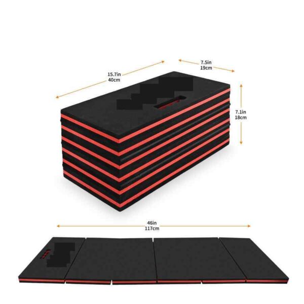 Mechanics Foam Floor Mat Foldable EVA Portable Cushion dimension