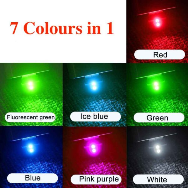 Mini USB Car Light Mini USB LED Car Light Auto 7 Colours in 1 7 in 1 colours