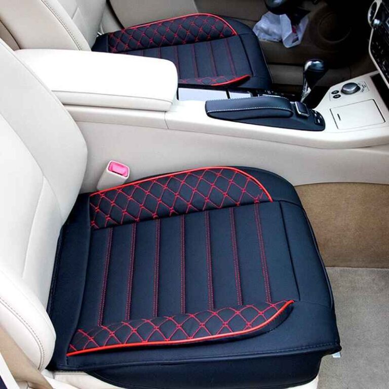 Padded Cushion For Car Seat Pu Leather Universal Car Seat Cover Automods