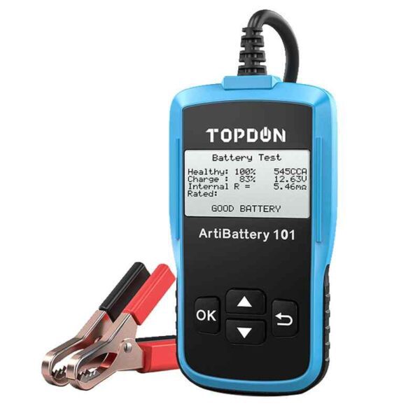Topdon Battery Analyzer Digital Battery Tester 12V AB101 Tester topdon artibattery 101 cover page