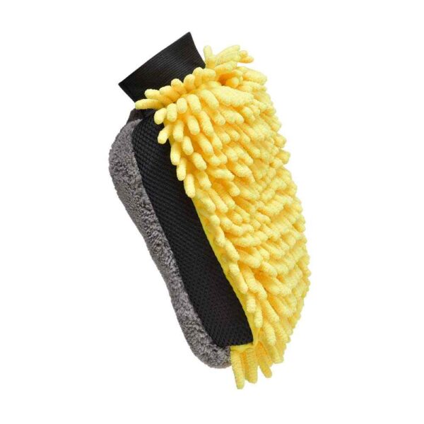 Wool Mitt For Washing Car Glove Coral Mitt Soft Anti-scratch side