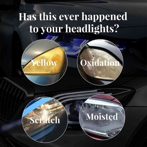 Auto Headlight Lens Restorer Repair Fluid Headlamp Polishing - why you need it