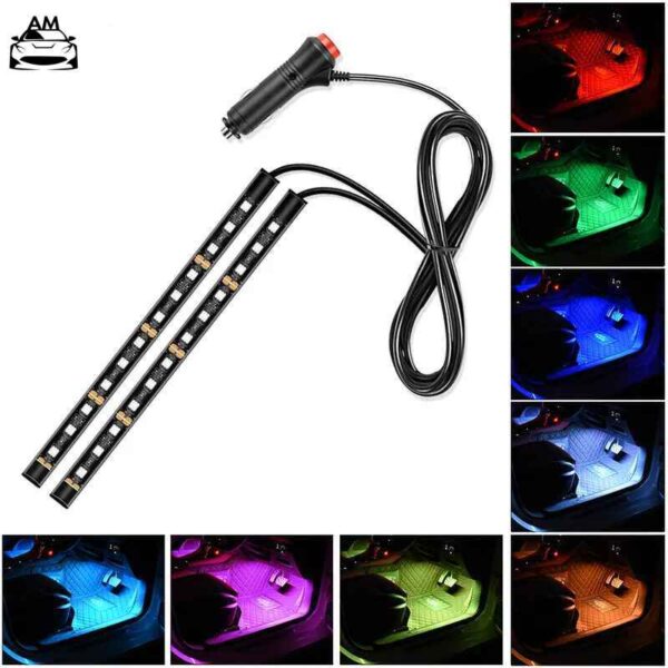 Car Interior Led Strips Ambient Light Foot 24 LED cover page