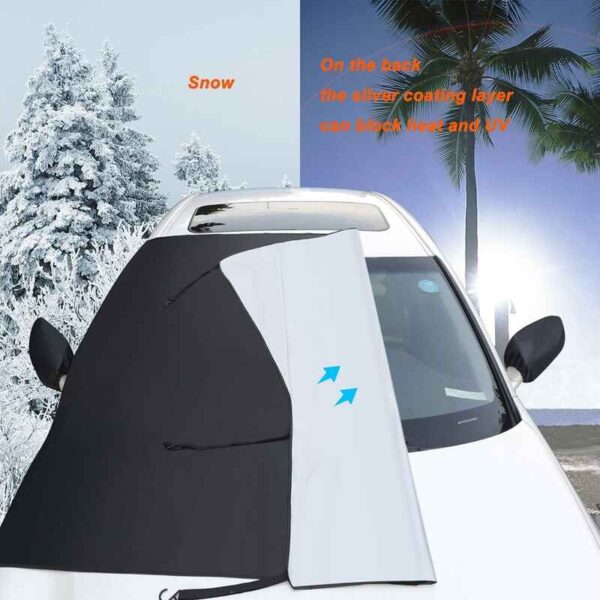 Winter Car Cover Universal Snow Covers Waterproof Hail Protector