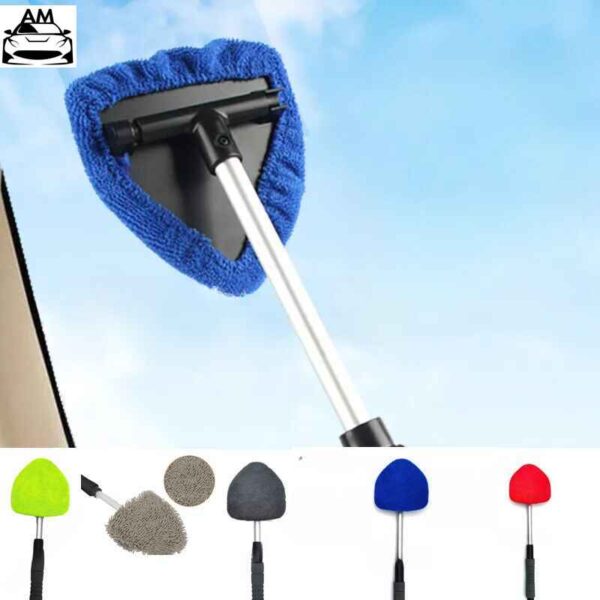 In use Telescopic Car Windscreen Cleaner Car Windshield Cleaner Brush Cover frontal