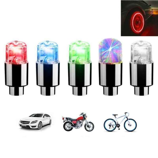 Led Light Tire Valve Caps LED Wheel Lights for Car Tire front page