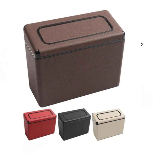 Car Back Seat Trash Can with Lid Large Capacity cover page