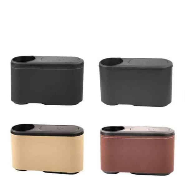 Car Trash Can For Side Door Hanging Bin Leather ABS cover page