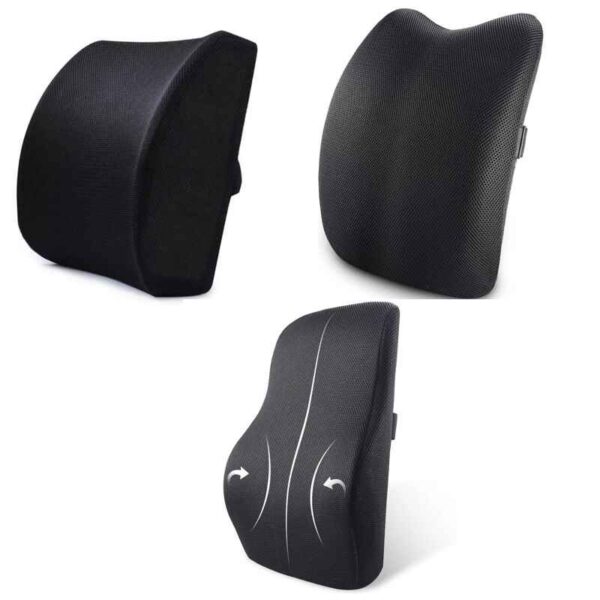 Lumbar Support Pillow for car Firm Insert Memory Cotton cover