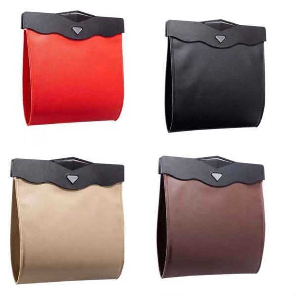 Reusable Trash Bag For Car Waterproof bag with /Without Light Red + Led cover