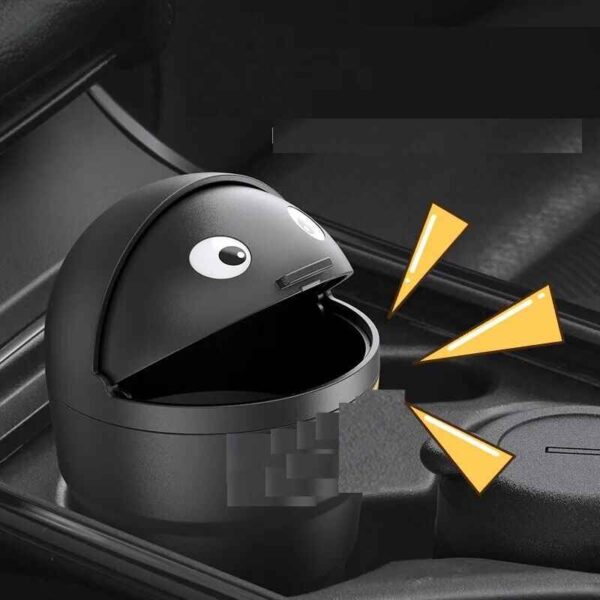 Car Trash Can With Lid Cute Small Mini Trash Can - AutoMods