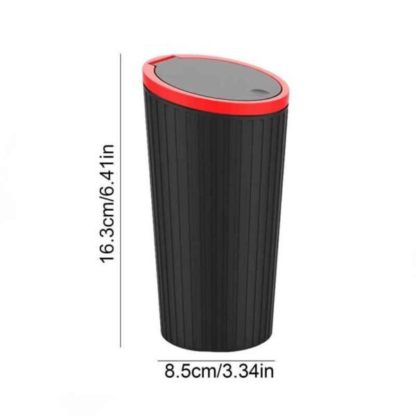 Mini Trash Can With Lid Universal Mini Trash Can For Car - AutoMods