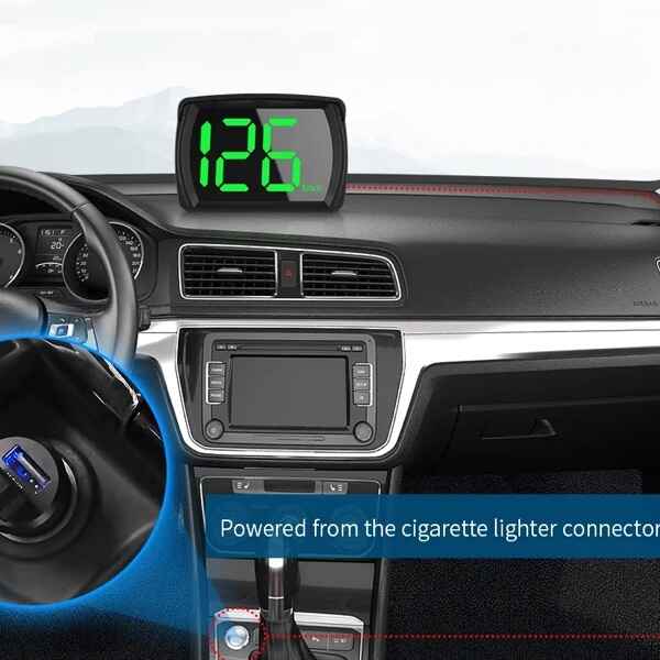 GPS Head UP Display Speedometer Universal HUD Y03 Digital - AutoMods
