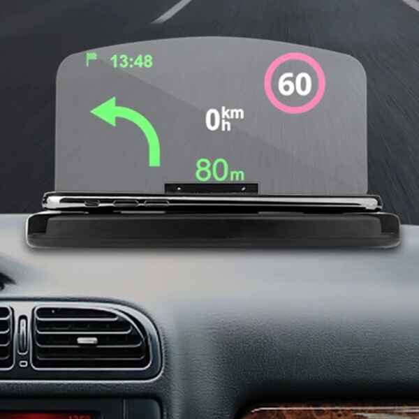 Heads Up Display Wireless Charger with Qi Charging