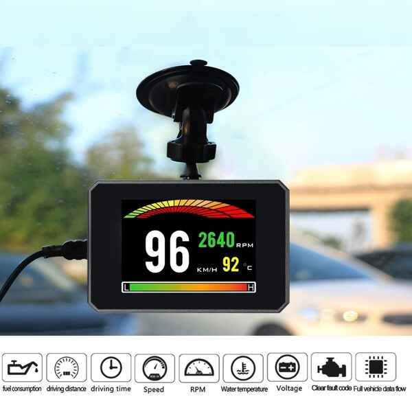 HUD Head Up Display OBD2 Car Smart Gauge Meter - AutoMods