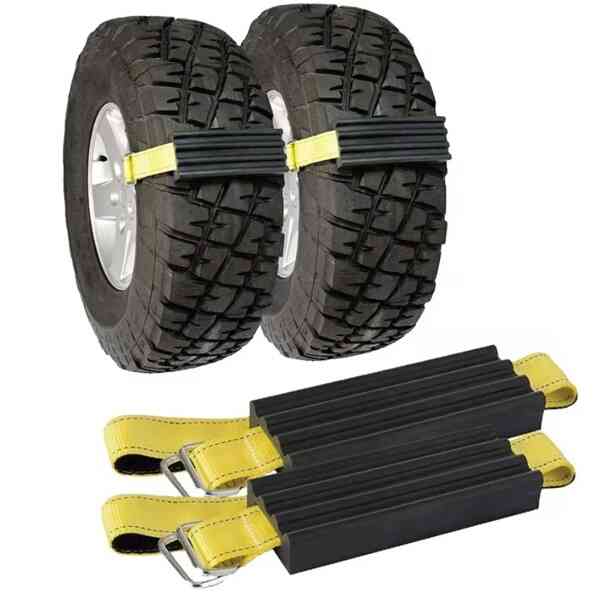 Tire Traction Devices For Mud Sand Anti-Skid Tire Traction Straps demo 3