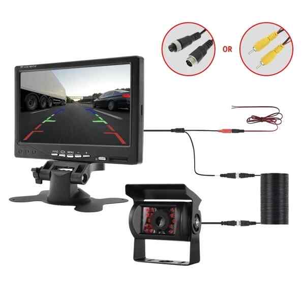 Truck Reverse Camera Kit 7 Inch Rear View Camera Monitor cover