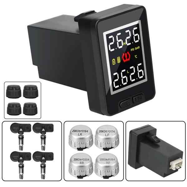 U912 TPMS Car Tire Pressure Monitor System for Toyota 4Pcs cover